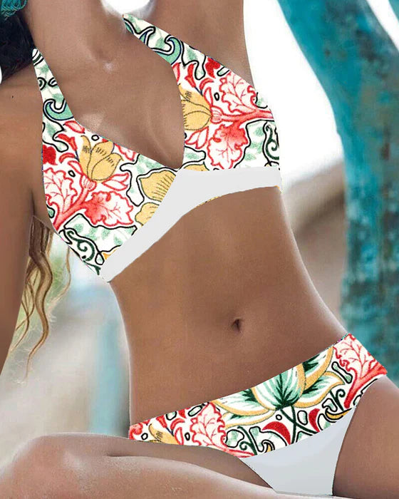 Damen Bikini Zweiteiler mit Neckholder-Top