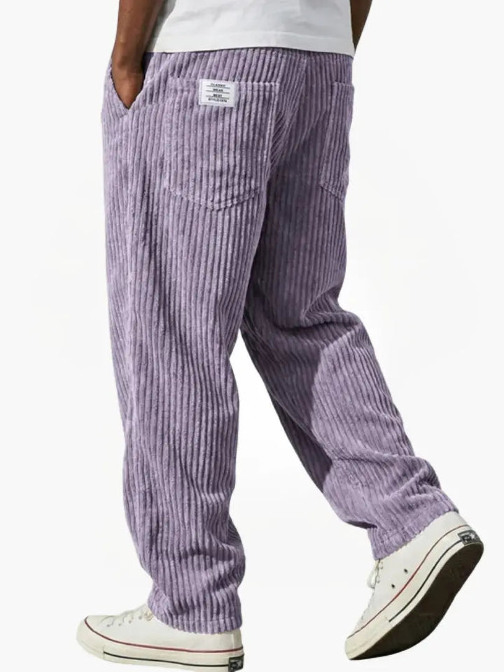 Herren Cordhose aus weichem Cord mit elastischem Bund