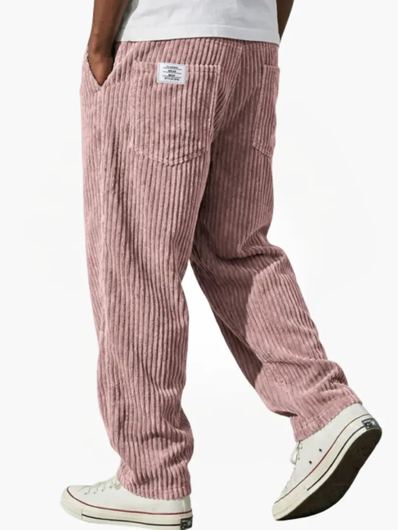 Herren Cordhose aus weichem Cord mit elastischem Bund
