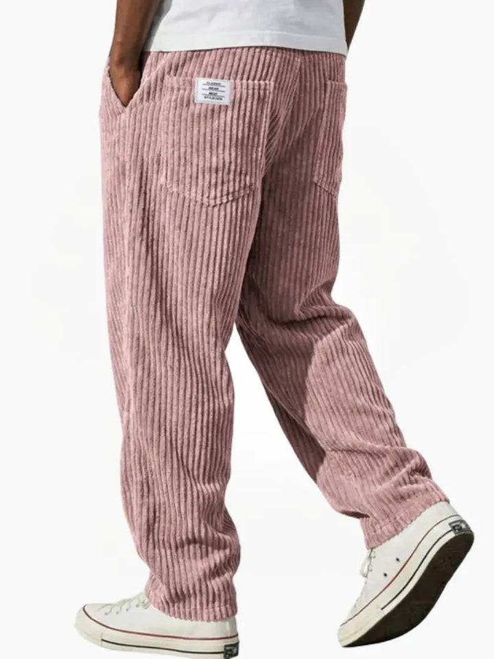 Herren Cordhose aus weichem Cord mit elastischem Bund
