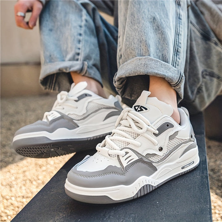 Herren-Sport-Schuhe mit geometrischem Muster