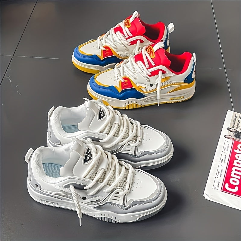 Herren-Sport-Schuhe mit geometrischem Muster