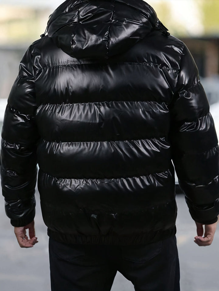 Lässige Winter-Daunenjacke Für Herren | Langarm