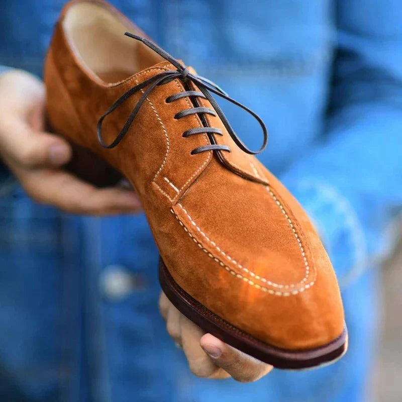 Herren Wildleder Oxford Schuhe mit Wingtip