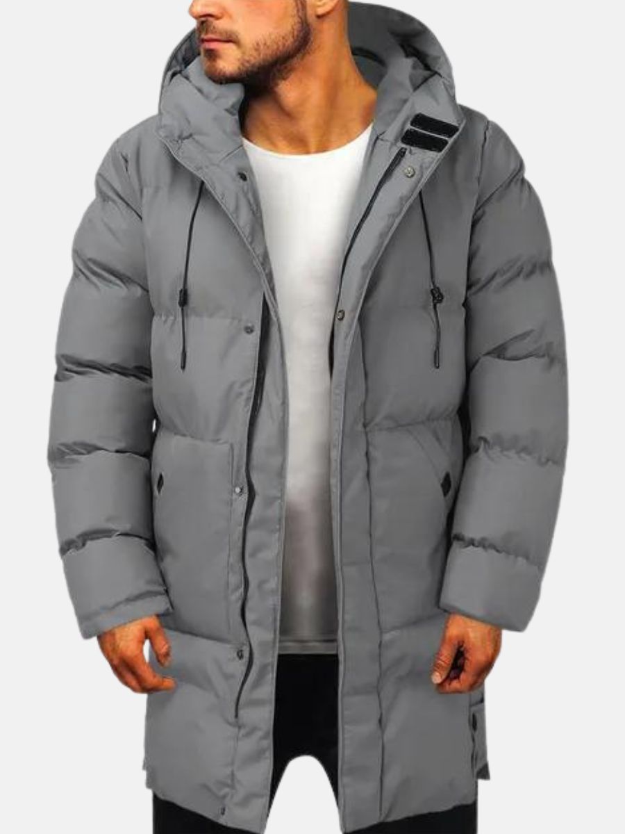 Herren Parka Mit Reißverschluss | Langarm