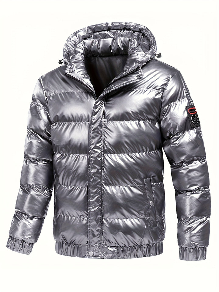 Lässige Winter-Daunenjacke Für Herren | Langarm