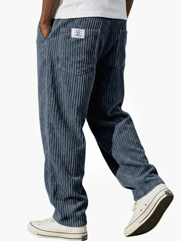 Herren Cordhose aus weichem Cord mit elastischem Bund