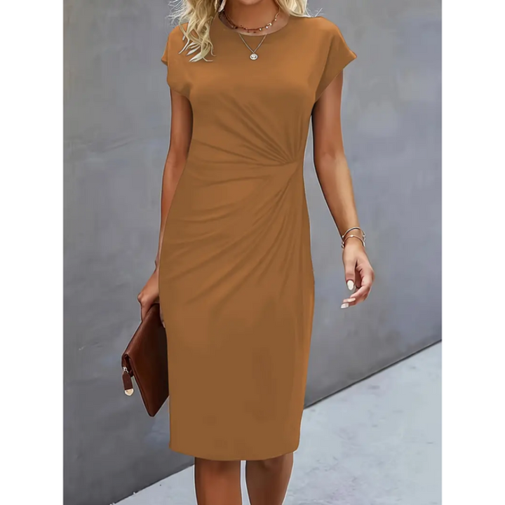 Damen Abendkleid Mit Kurzarm | Midi