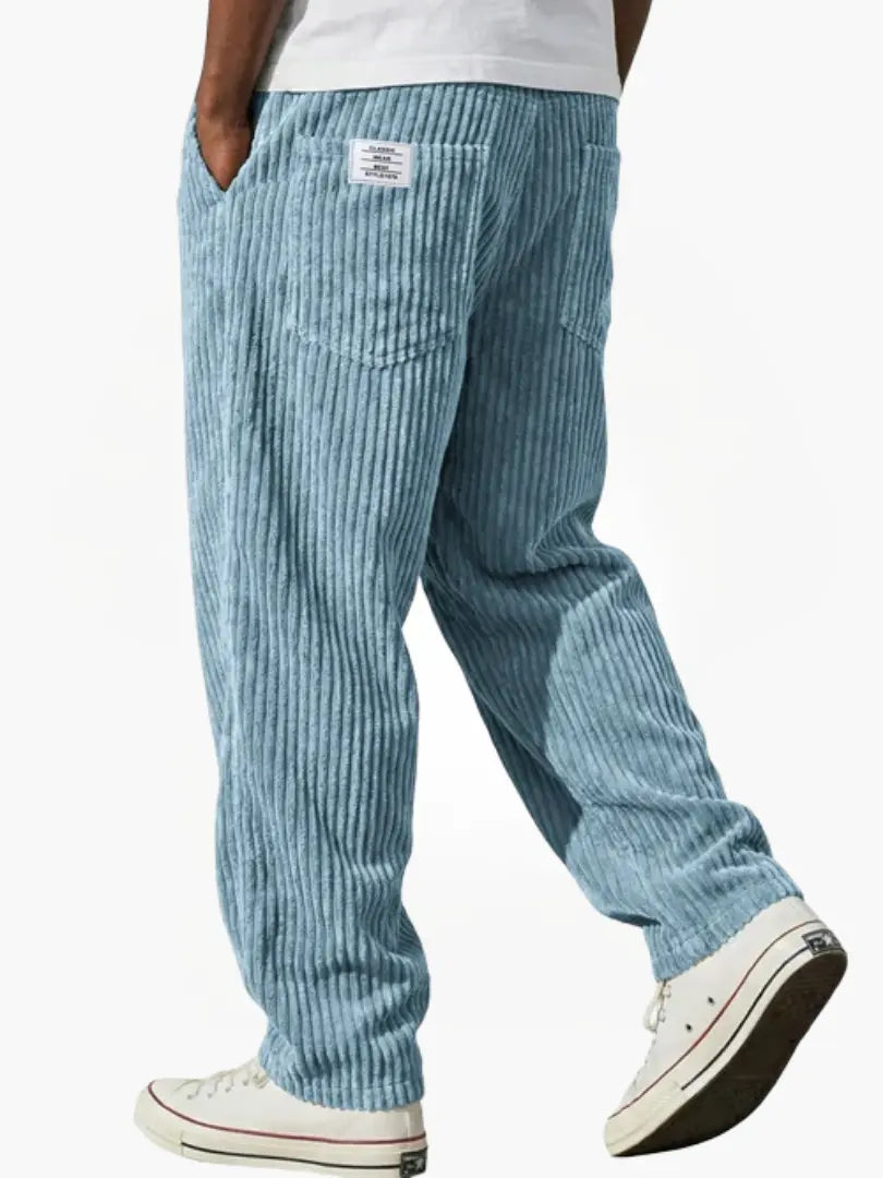 Herren Cordhose aus weichem Cord mit elastischem Bund