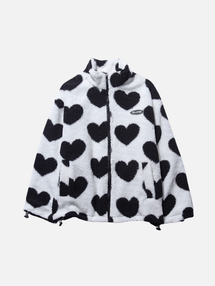 Stylische Fleece-winterjacke Für Damen | Reißverschluss
