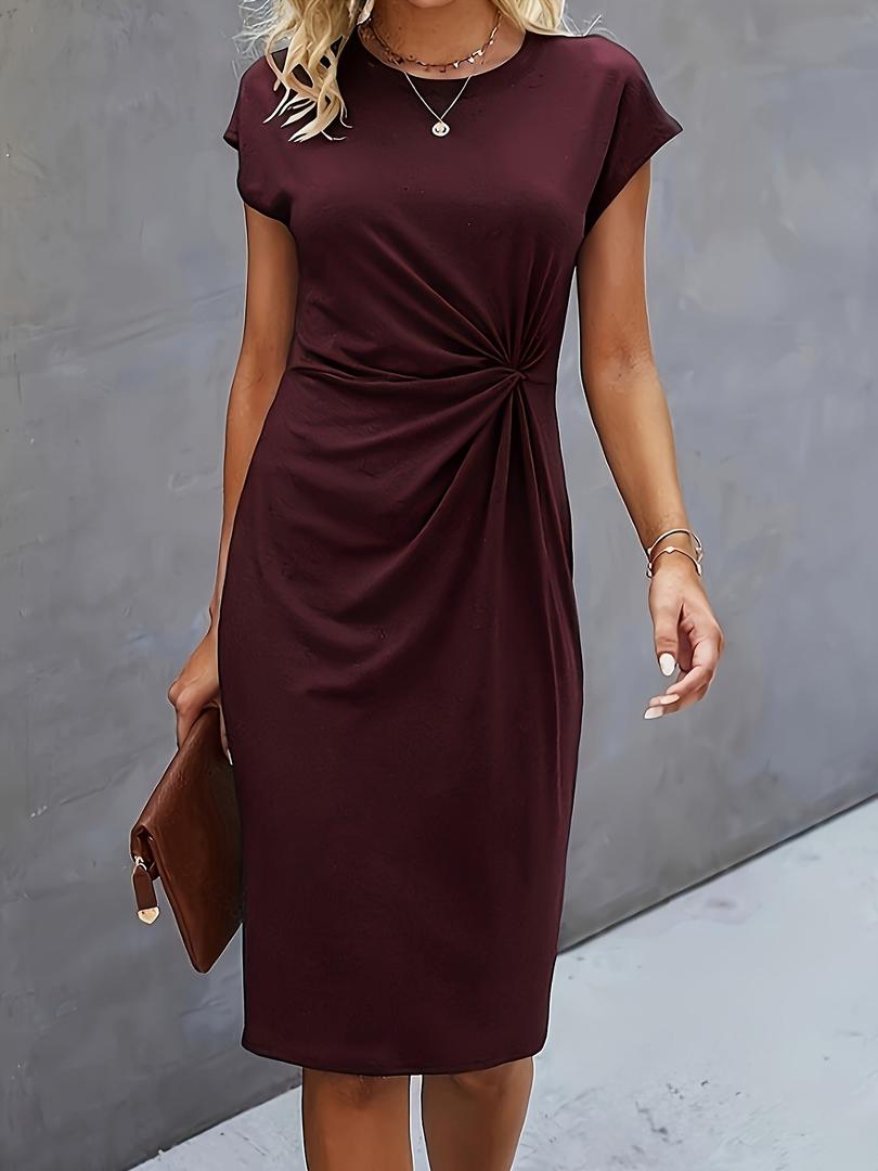 Lässiges Bodycon-Kleid Für Damen | Midi
