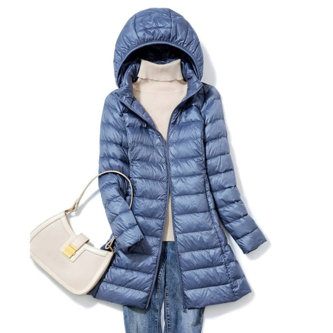 Damen Winter Steppjacke | Mit Kapuze