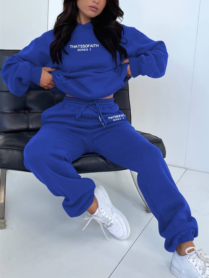 Zweiteiliges Hausanzug-Set Für Damen | Langarm