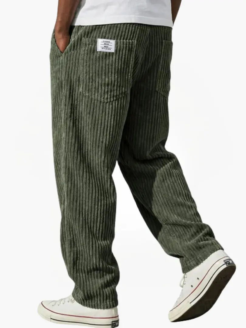 Herren Cordhose aus weichem Cord mit elastischem Bund