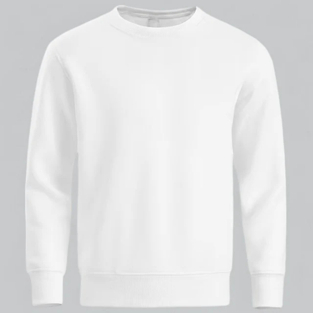 Herren Rundhals-Sweatshirt Mit Langen Ärmeln | Lässig
