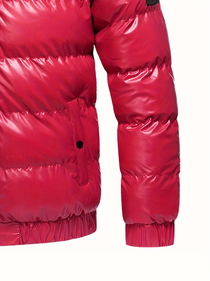Lässige Winter-Daunenjacke Für Herren | Langarm