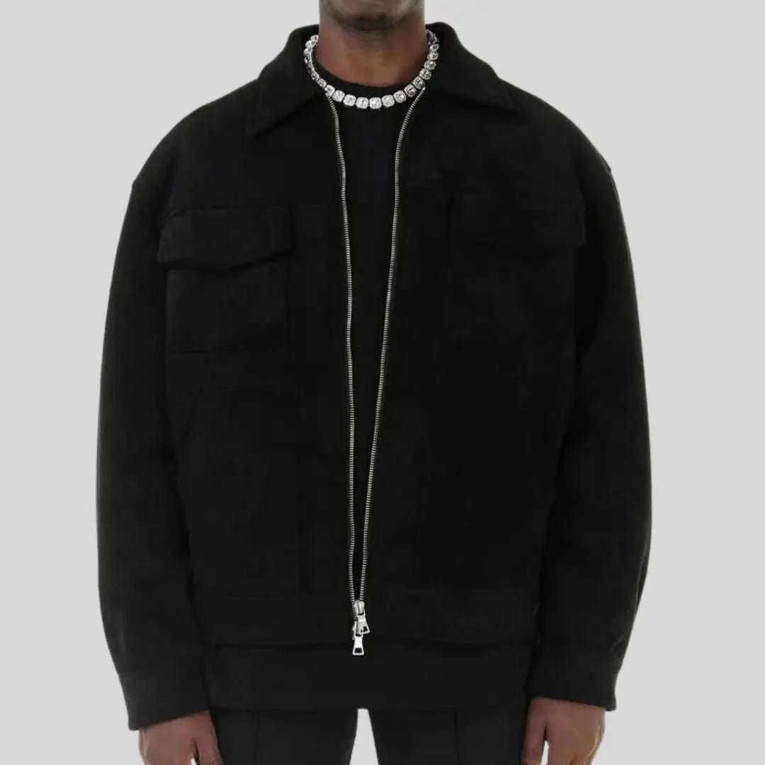 Klassische Bomberjacke Für Herren | Reißverschluss
