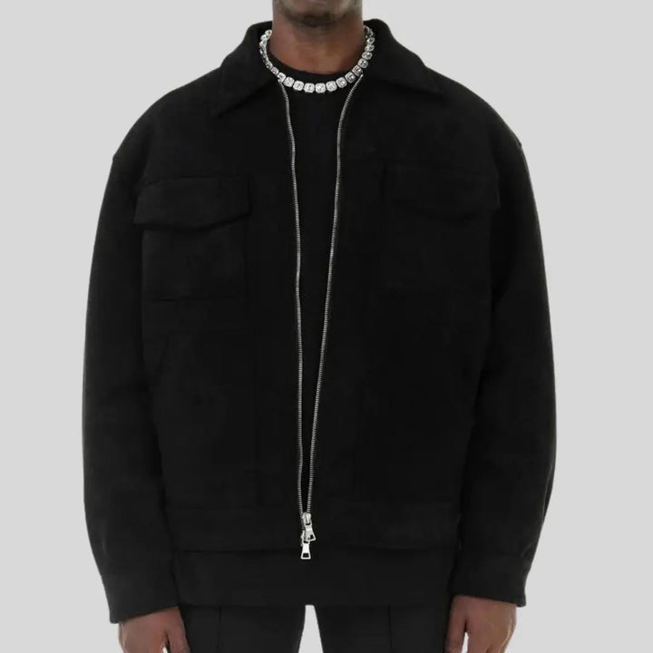 Klassische Bomberjacke Für Herren | Reißverschluss