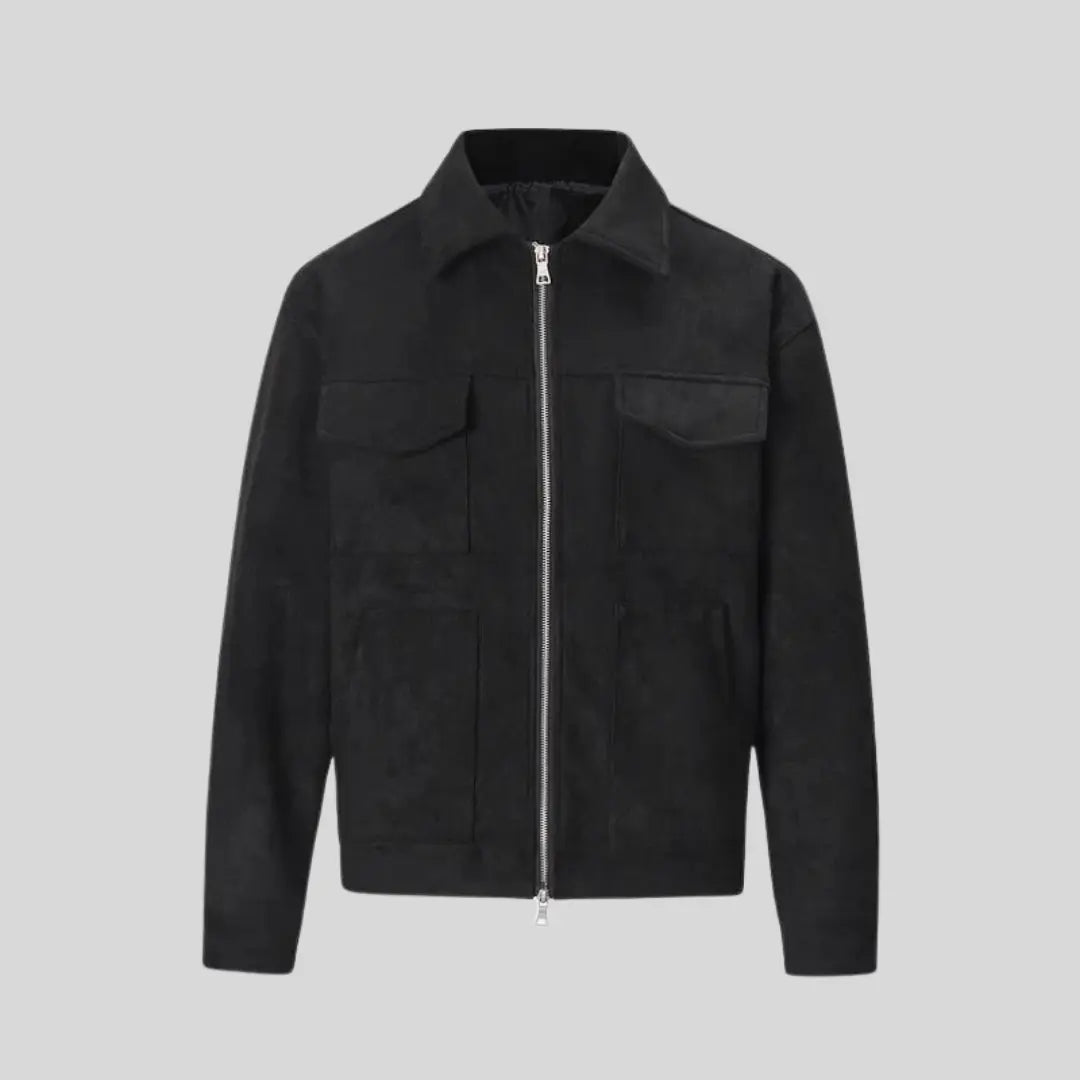 Klassische Bomberjacke Für Herren | Reißverschluss