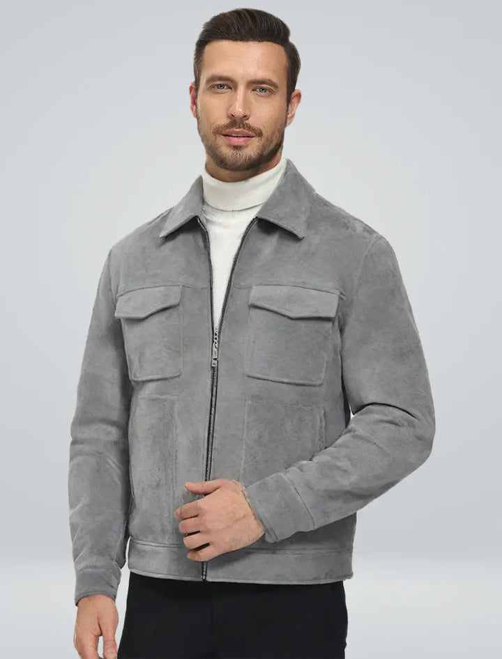 Klassische Bomberjacke Für Herren | Reißverschluss