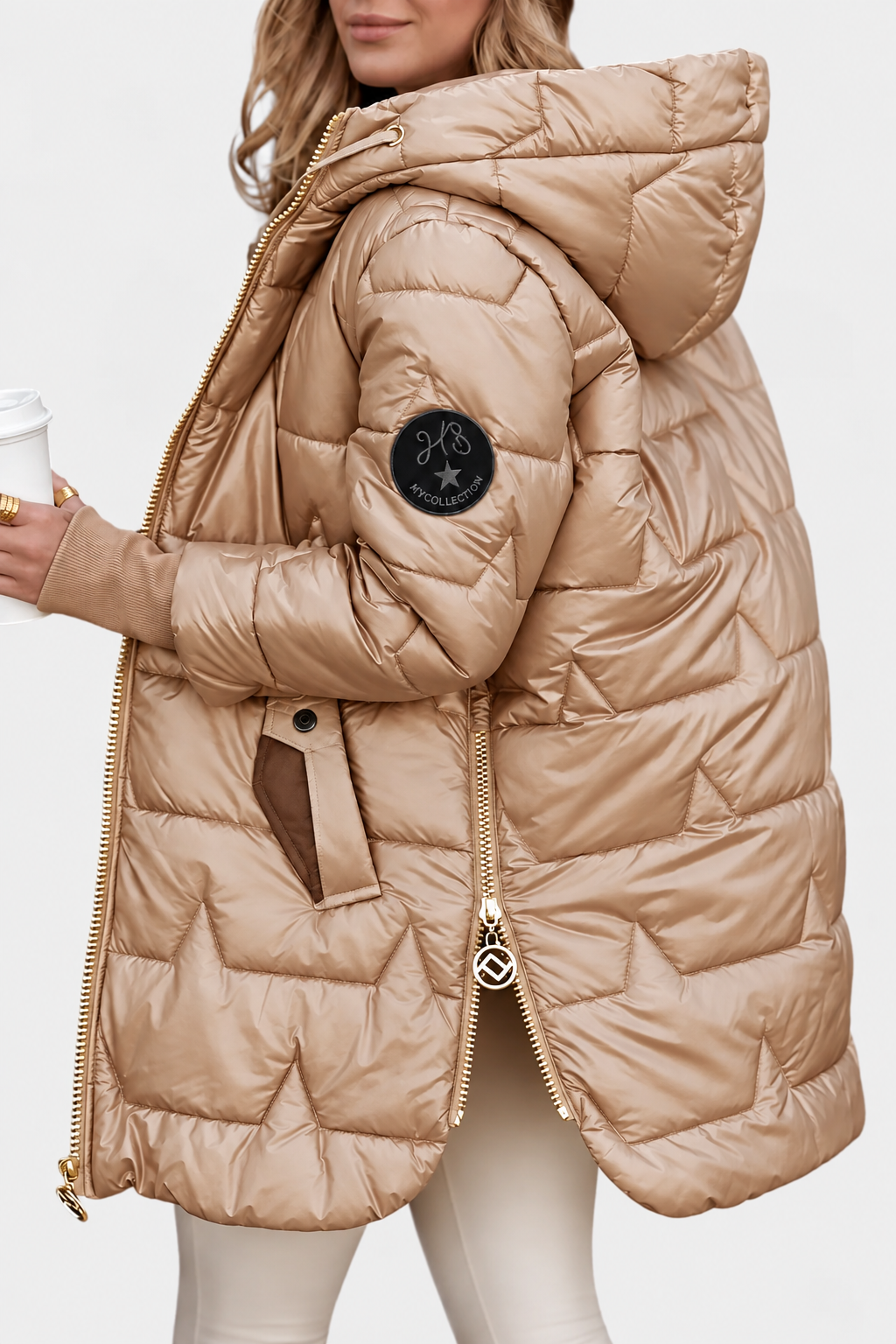 Elina Steppjacke mit Kapuze