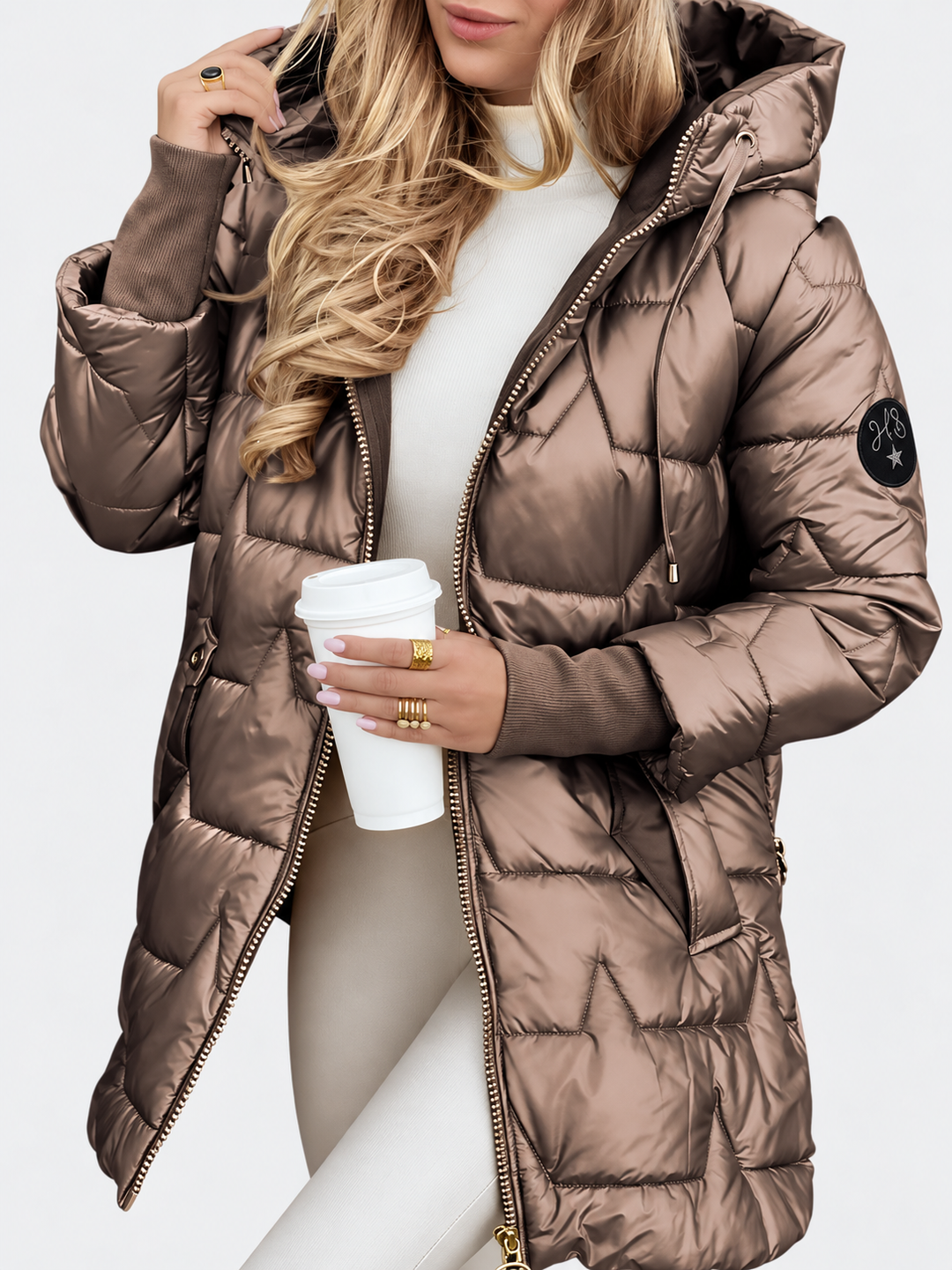 Elina Steppjacke mit Kapuze