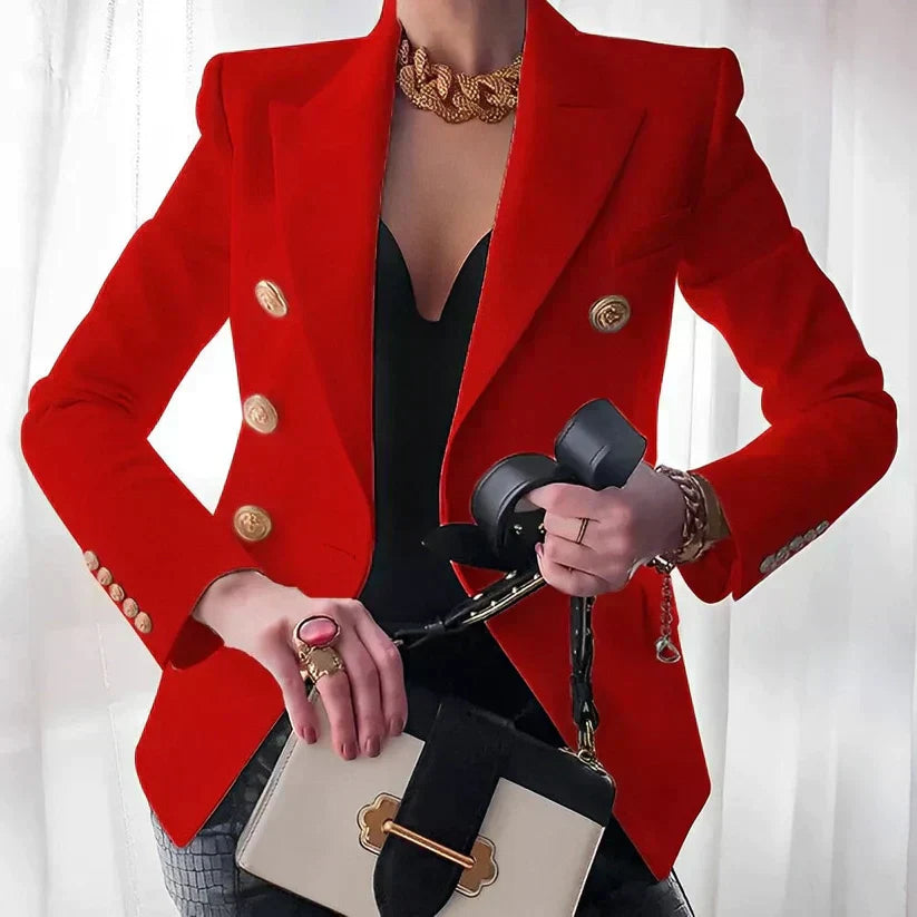 Blazer Für Damen | Goldener Knopf