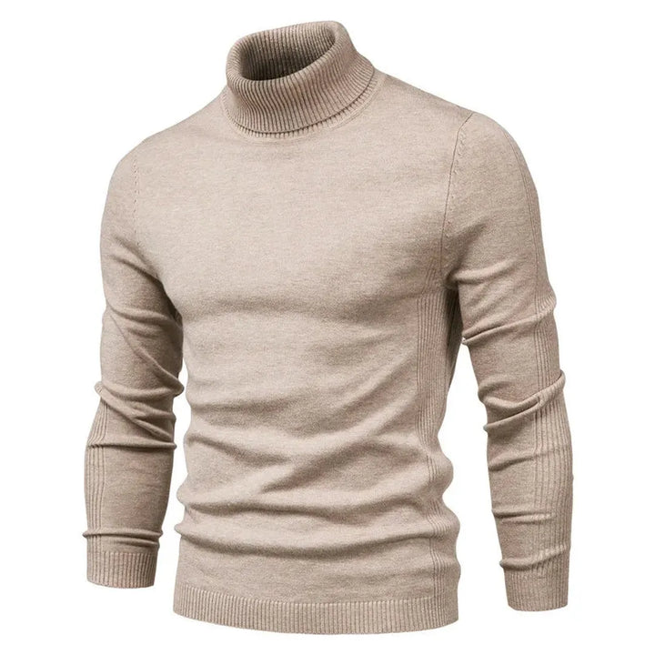 Klassischer Rollkragenpullover Für Herren | Langarm