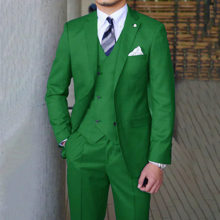 Herren Stilvoller 3-Teiliger Anzug | Formal