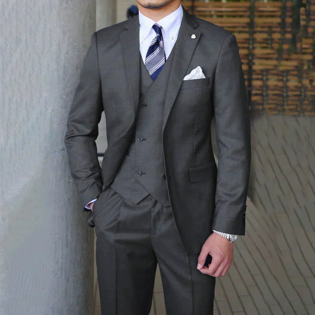 Herren Stilvoller 3-Teiliger Anzug | Formal