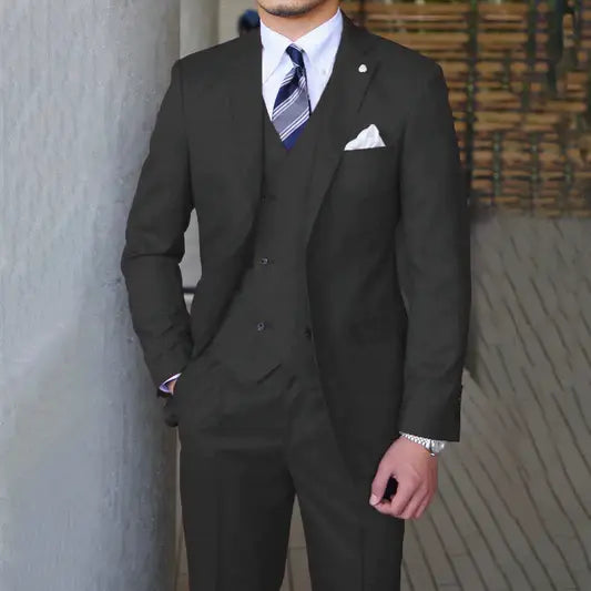 Herren Stilvoller 3-Teiliger Anzug | Formal