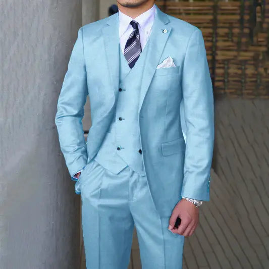 Herren Stilvoller 3-Teiliger Anzug | Formal