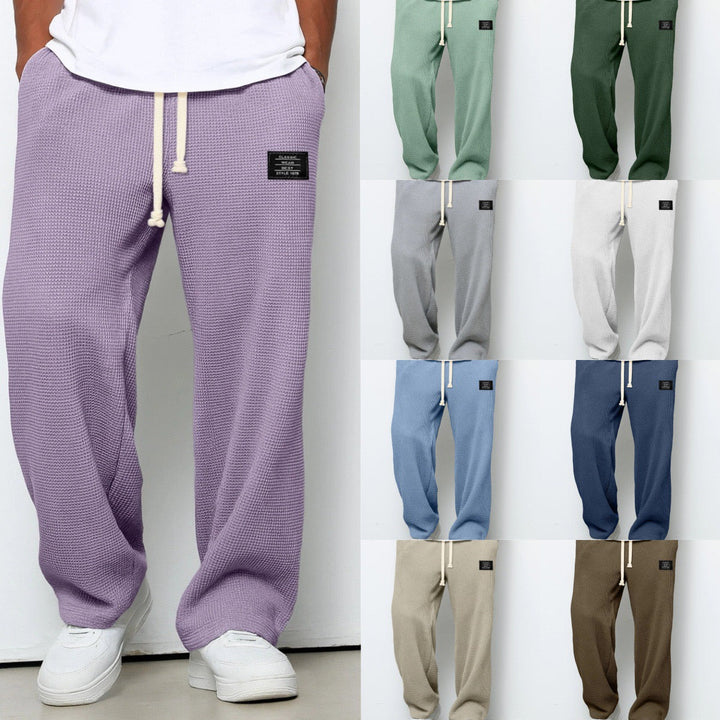 Herren Freizeithose mit weitem Bein und verstellbarem Bund