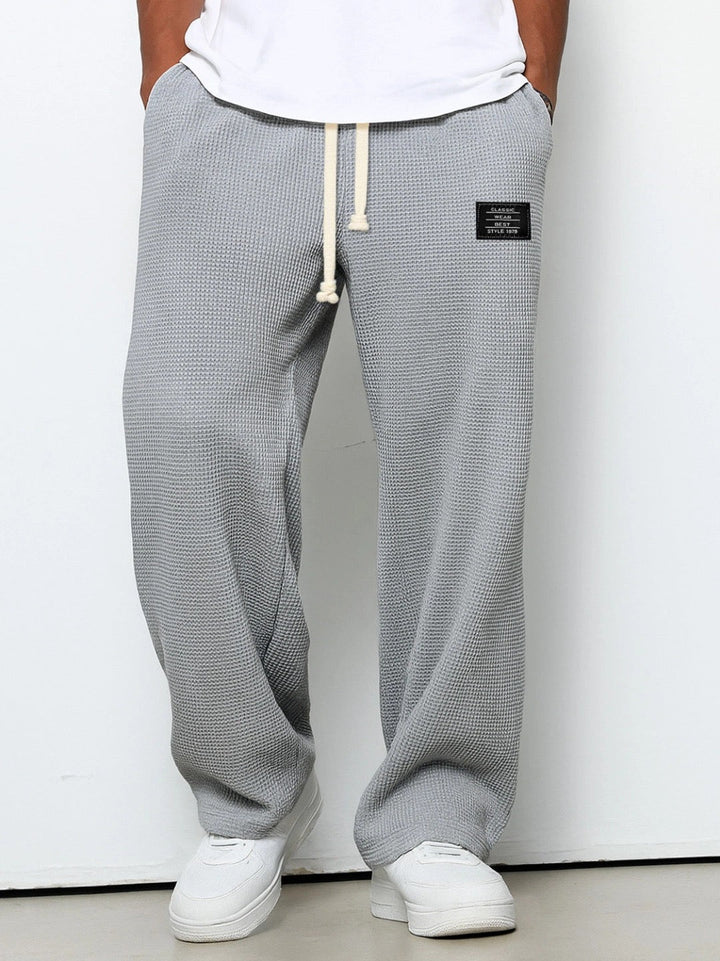 Herren Freizeithose mit weitem Bein und verstellbarem Bund