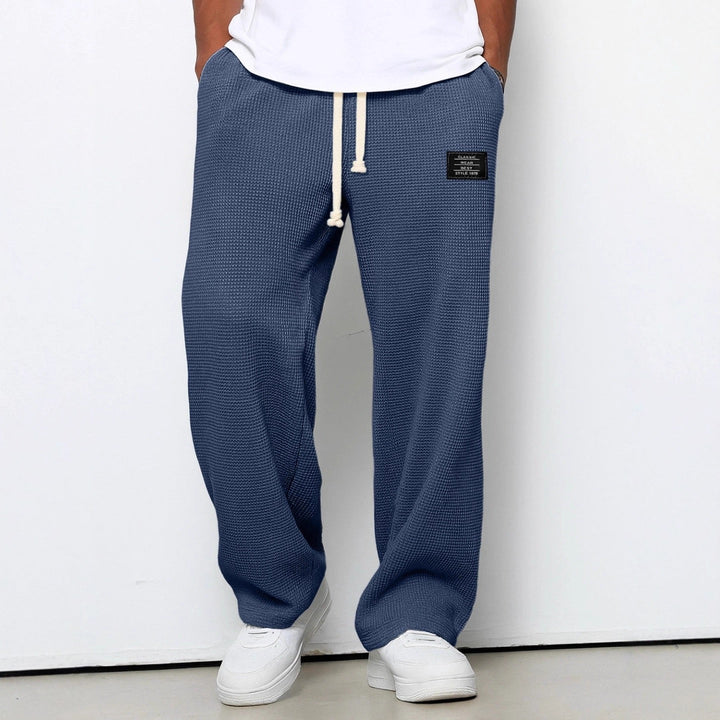 Herren Freizeithose mit weitem Bein und verstellbarem Bund