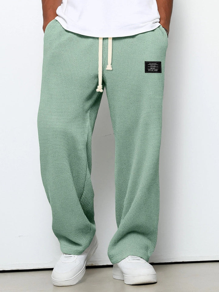 Herren Freizeithose mit weitem Bein und verstellbarem Bund