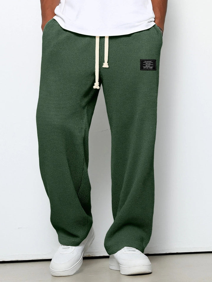 Herren Freizeithose mit weitem Bein und verstellbarem Bund