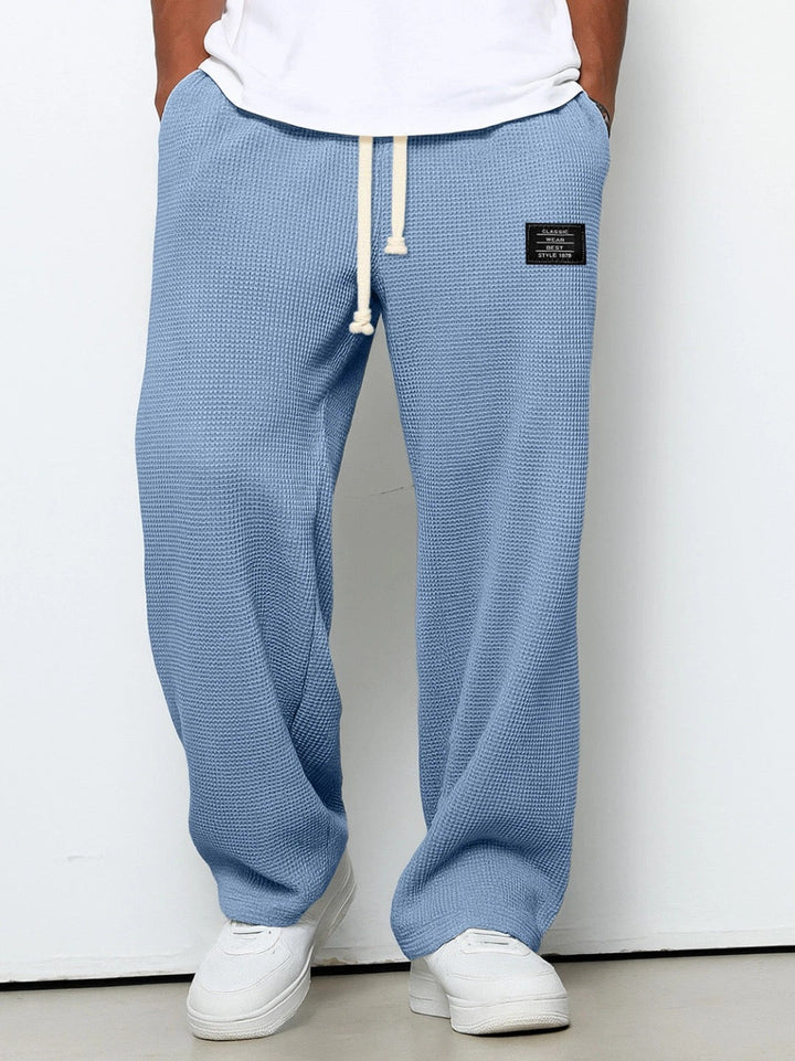 Herren Freizeithose mit weitem Bein und verstellbarem Bund