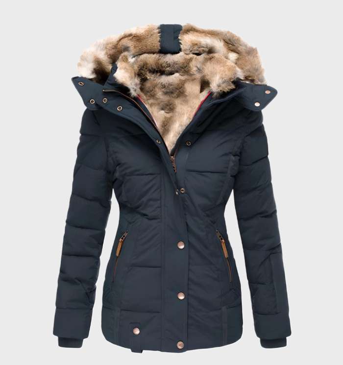 Wintermantel Mit Fellbesatz Für Damen | Mit Kapuze