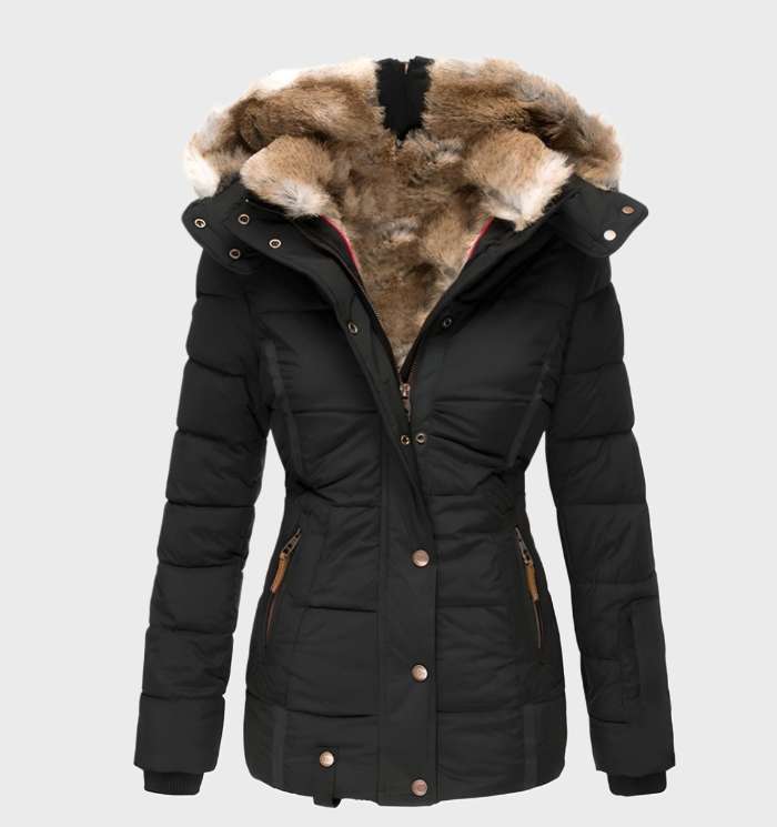 Wintermantel Mit Fellbesatz Für Damen | Mit Kapuze