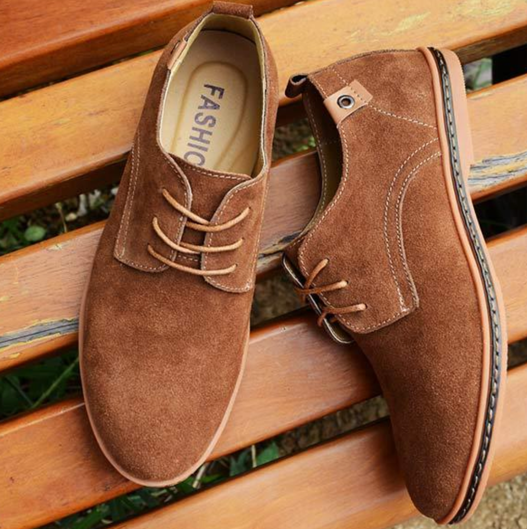 Herren Alle Jahreszeiten Wildleder Formalschuhe mit Schnürung