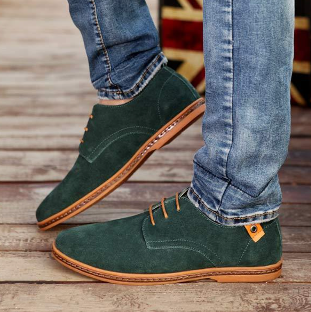 Herren Alle Jahreszeiten Wildleder Formalschuhe mit Schnürung
