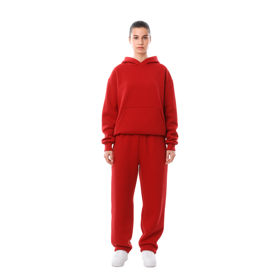 Damen Moderner Jogginganzug | Mit Tasche