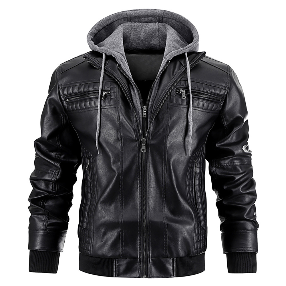 Herren Winter Reißverschlussjacke | Mit Kapuze