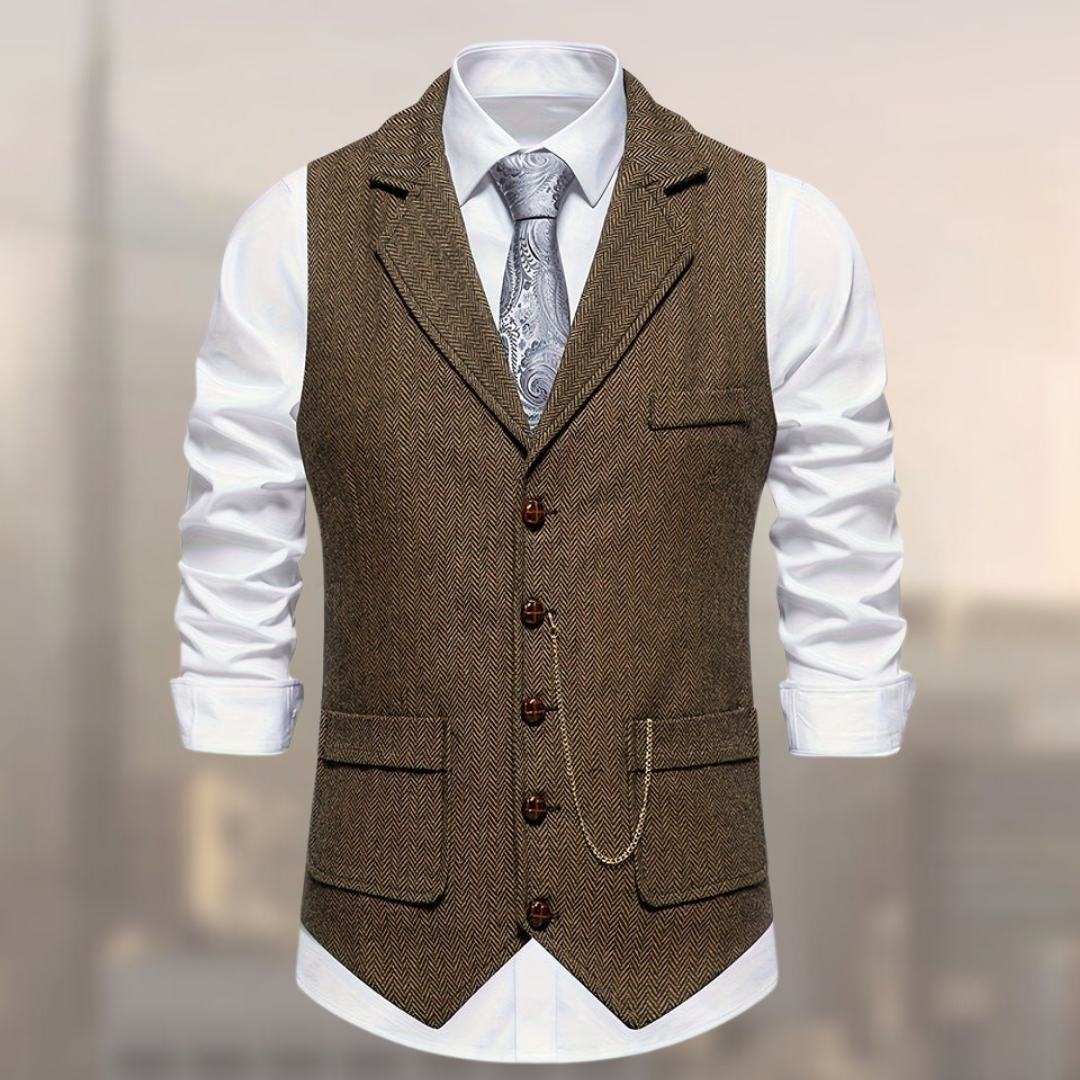 Vintage Weste Für Herren | Slim Fit