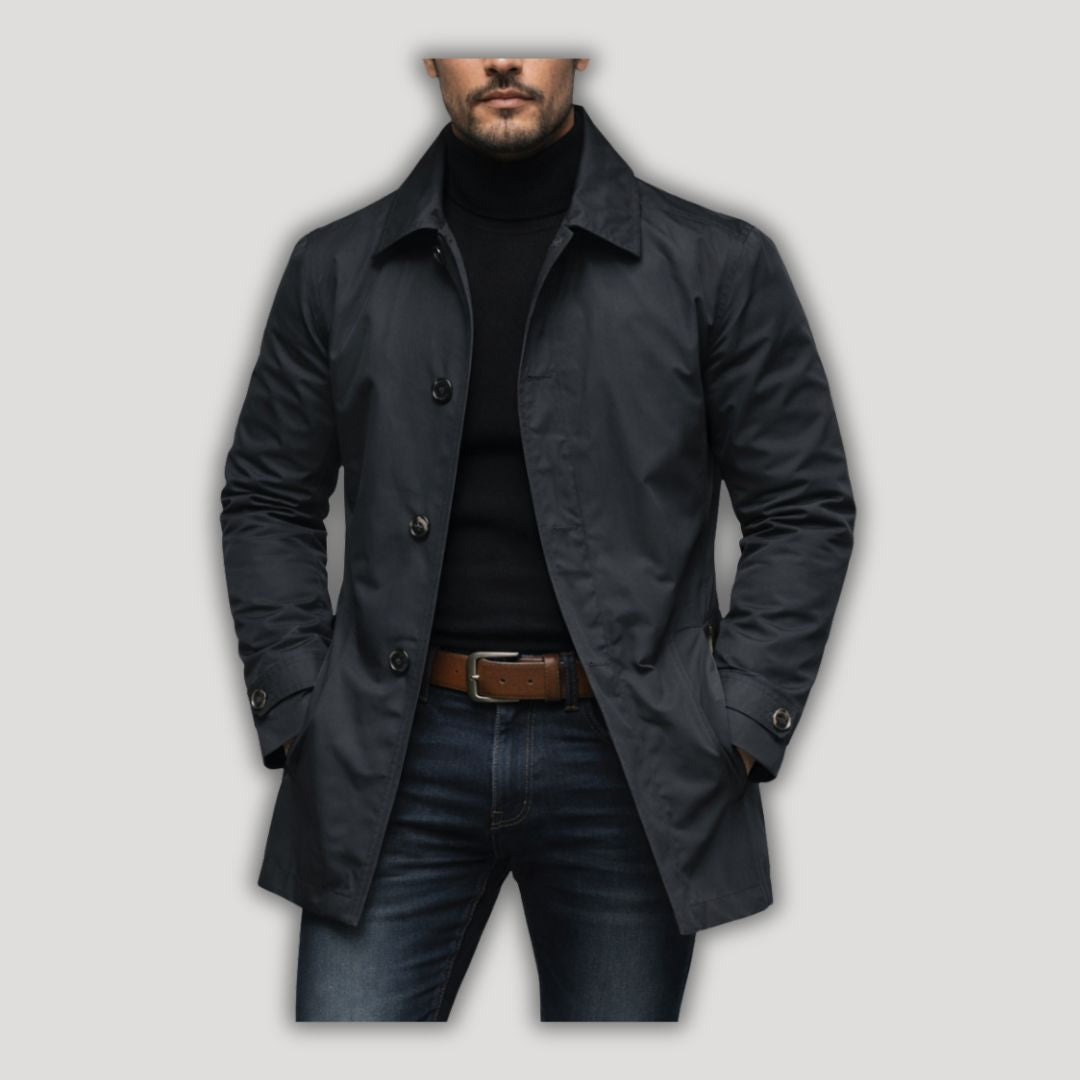 Herren Wintermantel – Winddicht, wasserabweisend und warm