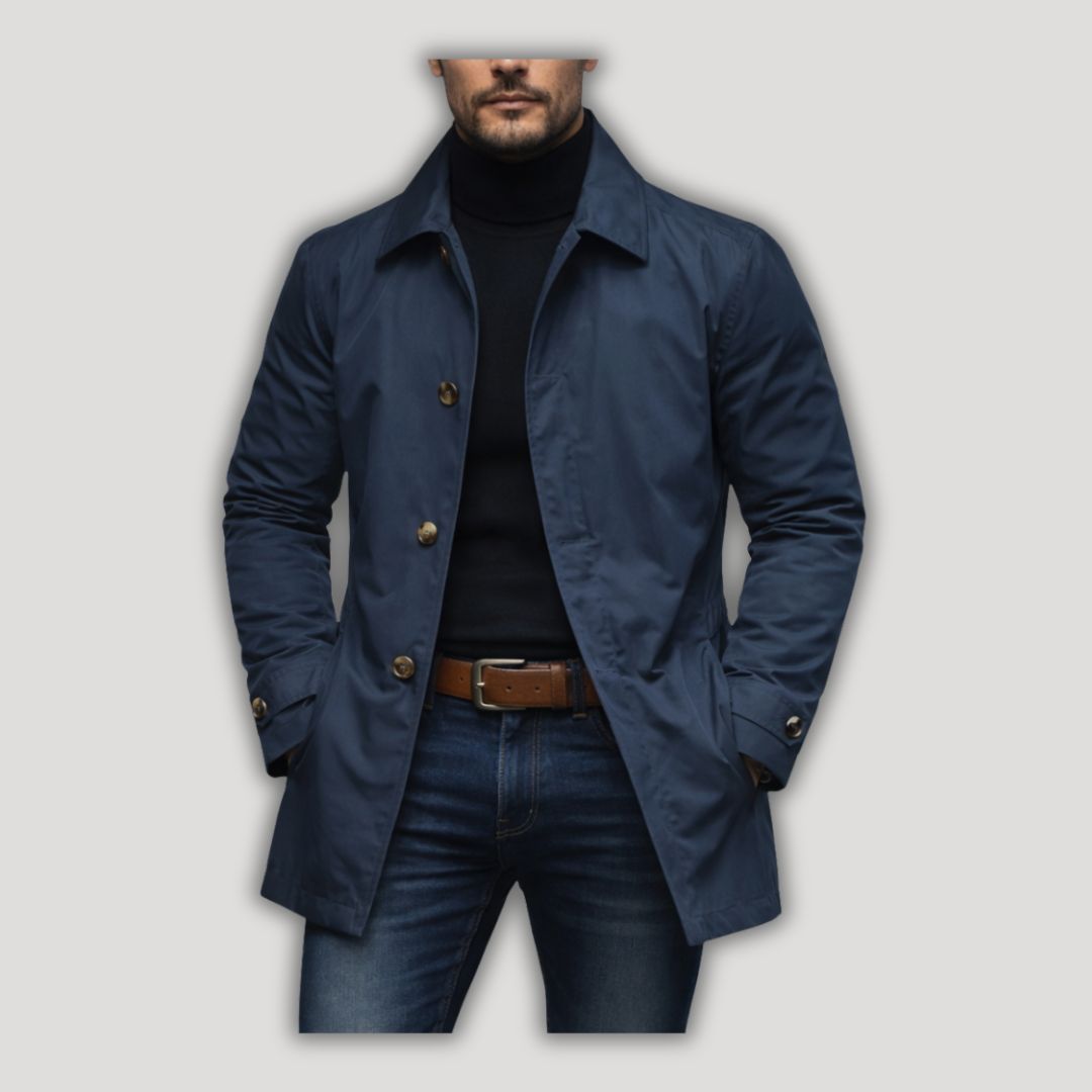 Herren Wintermantel – Winddicht, wasserabweisend und warm
