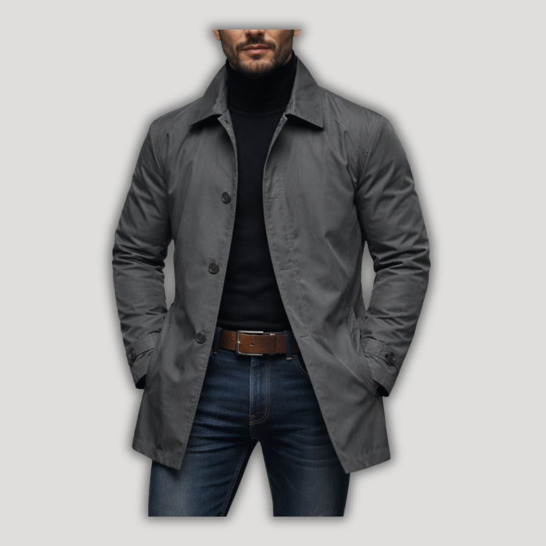 Herren Wintermantel – Winddicht, wasserabweisend und warm
