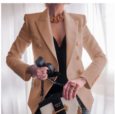 Blazer Für Damen | Goldener Knopf