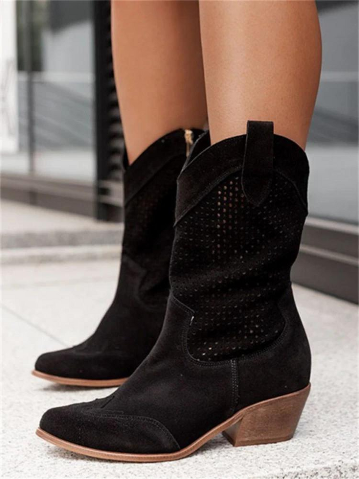 Cowboy-Stiefel Für Damen | Blockabsatz